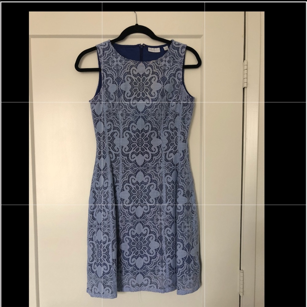 New York and Company Light blue lace dress